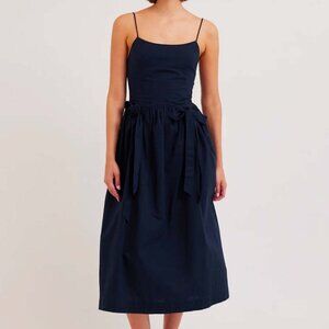 Damson Madder Navy Blue Arpon Dress NEW